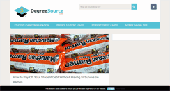 Desktop Screenshot of degreesource.com