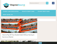 Tablet Screenshot of degreesource.com